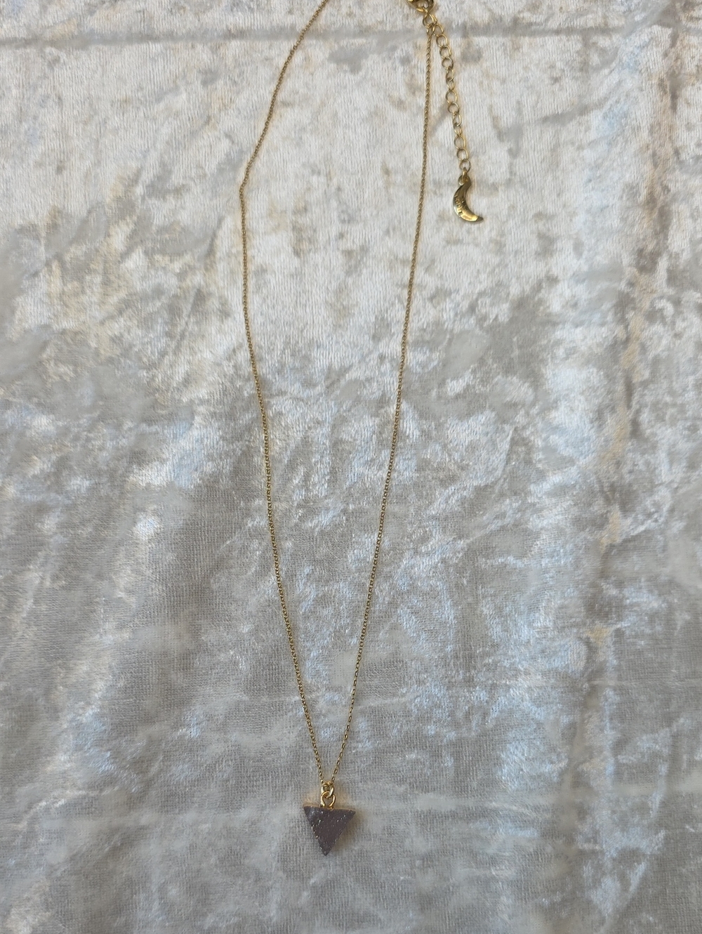 Luna Norte Druzy Quartz Dainty Boho Chic Necklace